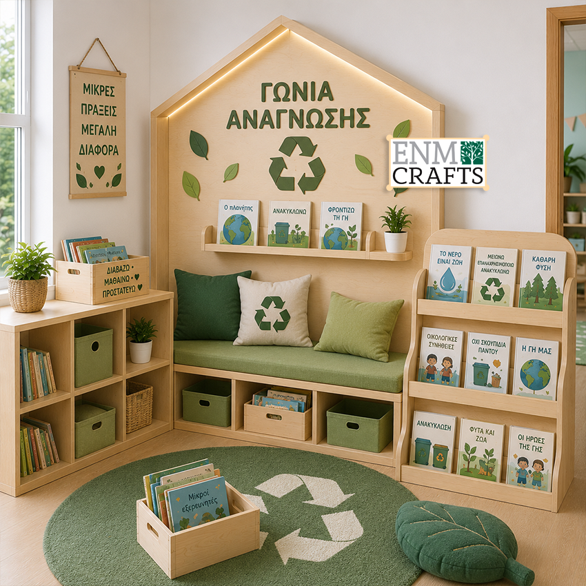Γωνιά Ανάγνωσης Montessori 