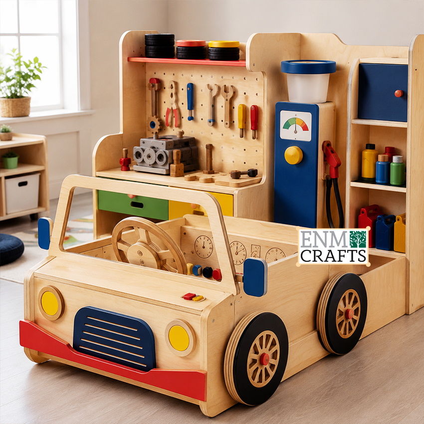 Πάγκος Εργασίας & Φορτηγό Συνεργείου Montessori – Mobile Workshop Truck 94001