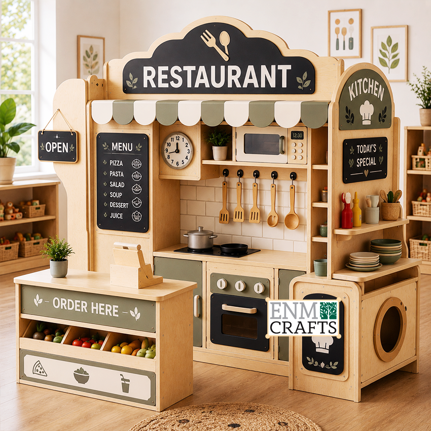 Παιδικό Εστιατόριο Montessori – Restaurant & Kitchen Role Play Center 94005