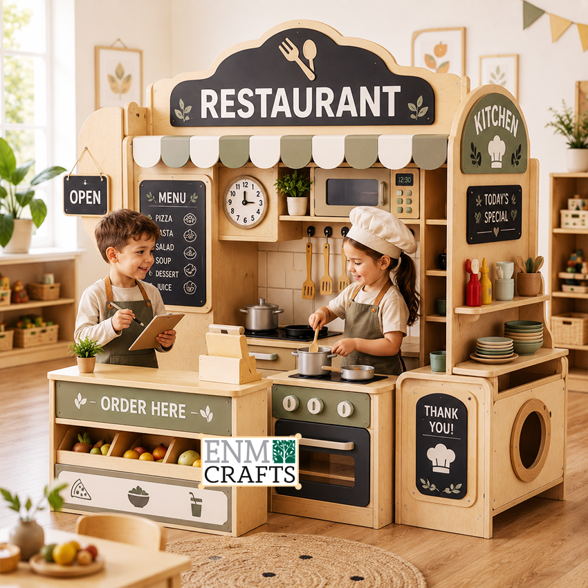 Παιδικό Εστιατόριο Montessori – Restaurant & Kitchen Role Play Center 94005